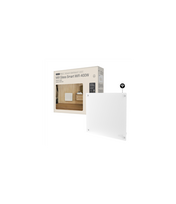 Mill Glass Smart WiFi Panel Heater Gen. 4 | GL400WIFI4 | Panel Heater | 400 W | Suitable for rooms up to 4-6 m² | White | IPX4