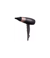 Remington Hair Dryer | D5305 Rose Shimmer | 2200 W | Number of temperature settings 3 | Ionic function | Diffuser nozzle | Black