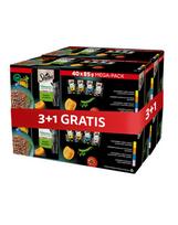 SHEBA Nature’s Collection įvairių skonių pasirinkimas padaže, visavertis šlapias pašaras suaugusioms katėms, 4 x 40 x 85 g, 3+1 GRATIS.