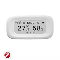 SONOFF AirGuard SNZB-02UL – išmanusis Zigbee temperatūros ir drėgmės daviklis su 2,9" E-Ink ekranu