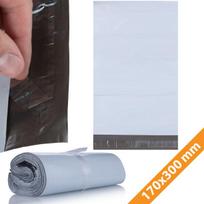 Kurjerinis vokas Rosfix 170x300mm – Atsparus vandeniui, Tvirta LDPE plėvelė, 100 vnt. komplektas