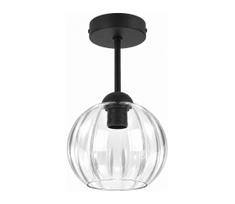 BRILAGI - LED lubinis šviestuvas RETRO GLASS 1xE27/60W/230V skersm. 18 cm juoda/skaidri