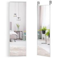 Costway Viso ilgio pakabinamas sieninis veidrodis, sidabrinis, 37 x 120 cm