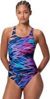 Speedo hyperboom print medalist black/pink m - uk34