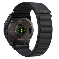 Tech-Protect Nylon Pro dirželis Garmin Fenix 51 mm laikrodžiams, juodas