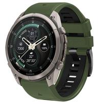 Tech-Protect Iconband Pro dirželis Garmin Fenix 51 mm, žalias ir juodas