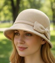 Moteriška skrybėlė "cloche" su lankeliu Agrafka, Universalus