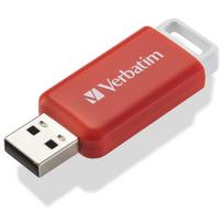 Verbatim DataBar USB 2.0 atmintinė 16GB, raudona