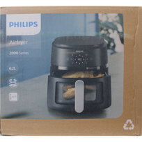 SALE OUT. Philips NA231/00 Airfryer, 1700 W, Pan volume 6.2 L, Black, Silver | Philips Airfryer | NA231/00 | Power 1700 W | Capacity 6.2 L | Black/Silver | DAMAGED PACKAGING, CRACKED BODY | 24 month(s)