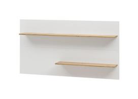 Sieninė lentyna Imv City, 150 cm, balta/ąžuolinė