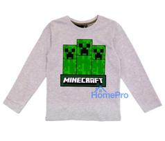 Minecraft vaikiški marškinėliai ilgomis rankovėmis