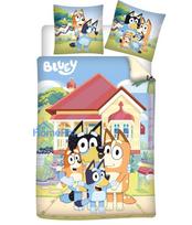 Bluey Neighborhood children's kindergarten bedding set 100×135cm, 40×60 cm