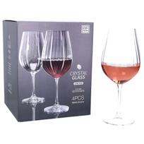 Vyno taurių komplektas Atmosfera Crystal, stiklas, 0.69 l, 4 vnt.