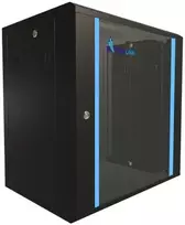 Extralink 12U 600x450 Juoda | Rack spinta | montuojama ant sienos