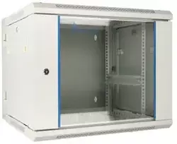 Extralink 12U 600x600 AZH Pilka | Stovo spinta | montuojama ant sienos, dviejų sekcijų