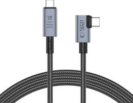 Tech-Protect UltraBoost Max L USB-C 4.0 to USB-C 4.0 PD 240W 1.5m Grey