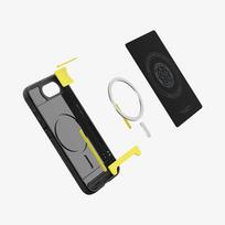 Spigen Rugged Armor (MagFit) iPhone 16 e Case, Matte Black