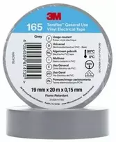 3M Izoliacinė juosta 19 mm x 20 m PVC Temflex 165 pilka 7100184804