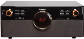 Muzikinis centras Denver Miniwieża MRD-180DW su gramofonem i radio DAB+/FM tamsus medis (MRD-180DW DARK WOOD)