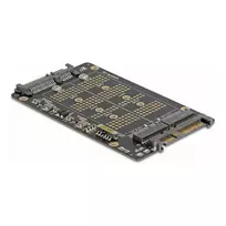 Konverter M.2 Key M NVMe SSD zu U.2 und M.2 Key B SATA SSD zu SATA