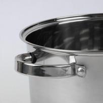 Nerūdijančio plieno puodas 8,5l, 24cm, su stikliniu dangčiu, visoms viryklėms