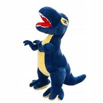 Didelė pliušinė dinozauro T-rex žaislinė figūrėlė, 60 cm, mėlyna