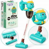 Vaikiškas dulkių siurblys WOOPIE DINO 75 cm, 3 in 1, su siurbimu, šviesomis ir garsais