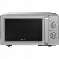 Mikrobangų krosnelė Amica MMF20M4S, 700 W, 20 l, nerūdijančio plieno, laikmatis, MultiWave sistema