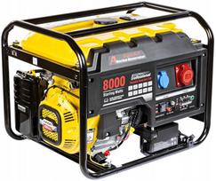 Trifazis nešiojamas benzininis generatorius Loncin, 6500 W