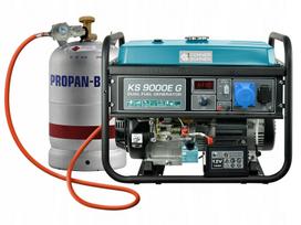 Benzininis-dujinis generatorius KS 9000E G, vienfazis, 6,5 kW