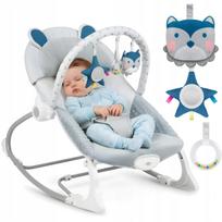 Kūdikio gultukas-supynės 2in1 su vibracija ir žaislais Ricokids