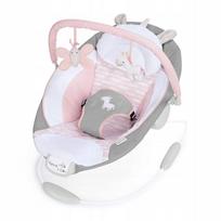 Vibruojanti gultukas su melodijomis Ingenuity Unicorn, rožinis, kūdikiams nuo 0 iki 9 kg