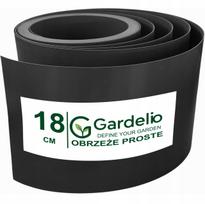 Vejos apvadas Gardelio, juodas, lankstus, PVC, 18 cm x 10 m