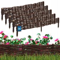 Sodo tvorelė, 5 vnt., pintos plastiko, 100x10 cm