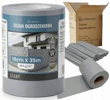 Pilka tvoros juosta 19x35 su UV apsauga, 25 pilki spaustukai