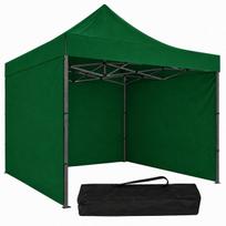 Sodo paviljonas 3x3 m, plieninis, vandeniui atsparus, su krepšiu