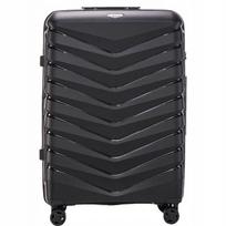 Vidutinio dydžio lagaminas WINGS PHOENIX, 24", 63 l, juodas, polipropilenas