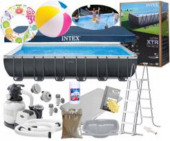 Baseinas INTEX ULTRA XTR 732x366x132 cm su siurbliu ir dangčiu