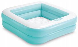 Pripučiamas vaikų baseinas INTEX 86x86x25 cm, mėtų spalvos