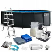 Lauko baseinas INTEX 26330ND 549x132 cm su smėlio filtru, 2026 modelis