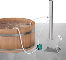 Šilumos siurblys medinei jacuzzi su titanine spirale