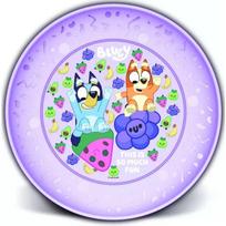 Bluey: Džiaugsmo plastikinė plokšnaė lėkštė