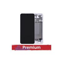 Screen for Samsung A566 A56 5G with frame / Lightgray / OEM
