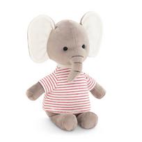 Minkštas žaislas drambliukas Bruno dryžuotais marškinėliais, 25 cm