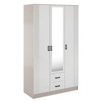 Spinta Mebelbos Kami 3d2s, 120x53,8x205,6 cm, smėlio spalvos/balta