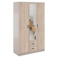Spinta Mebelbos Kami 3d2s, 120x53,8x205,6 cm, ruda/smėlio spalvos