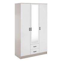 Spinta Mebelbos Kami 3d2s, 120x53,8x205,6 cm, balta/smėlio spalvos