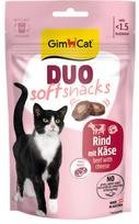 Skanėstas katėms Gimcat Duo Soft Snacks, jautiena/sūris, 0.05 kg