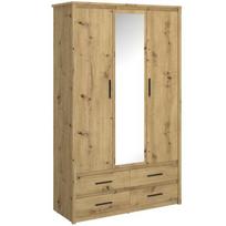 Spinta Mebelbos Ayson 3d4s, 127,6x50,4x210 cm, ruda