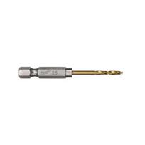Grąžtas metalui Milwaukee Red Hex - Shockwave; HSS-G; 2,5x19/62 mm; 10 vnt.